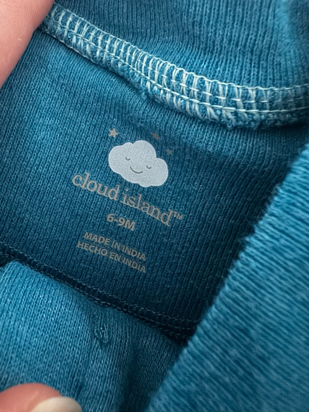 Cloud Island Teal Infant Bodysuit - Teal Blue